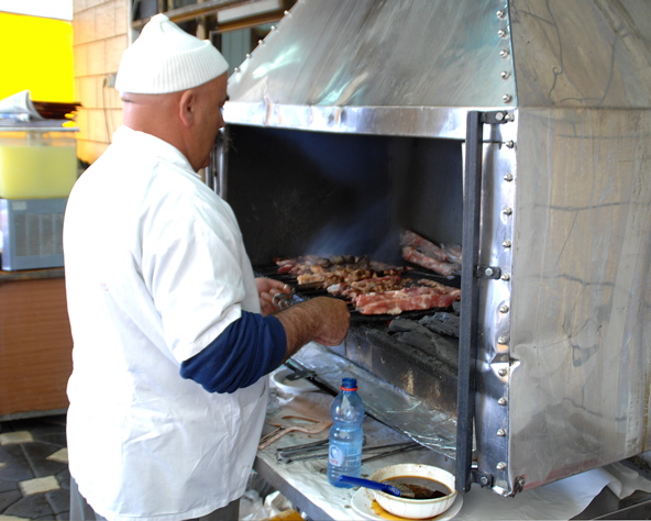 Druze lunch on Golan Heights