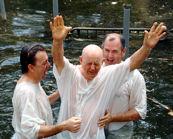 Don is rebaptized in Jordan