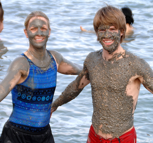 Brady and Vicki at Dead Sea