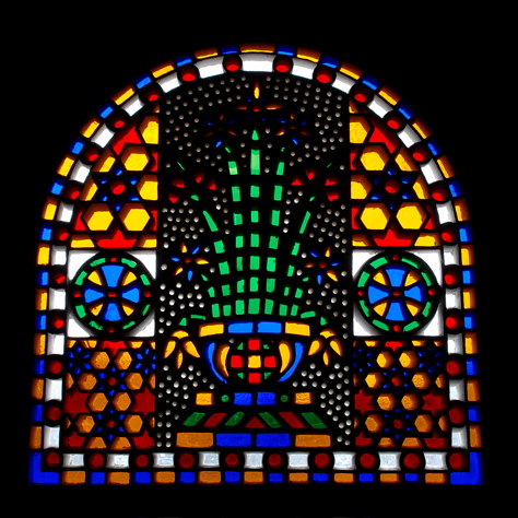 Hanging church window