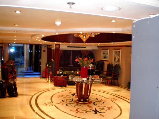 Lobby of 5 Star Nile Cruise ship