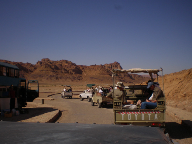 Jeep ride in the desert