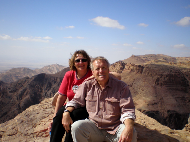 Tim and Jan in Petra