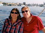 Tim and Jan Cowles at Aswan