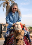 Tess on camel Jericho