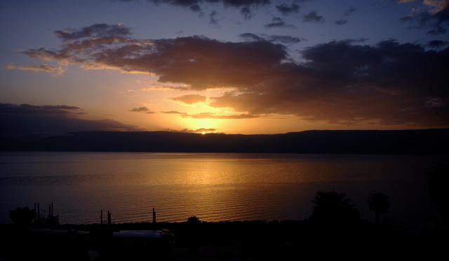 59-Sunrise over the Sea of Galilee