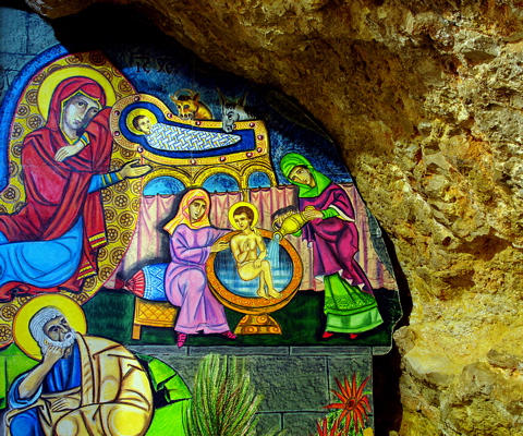 337-The cave of Mary's birth, St. Anne's Church