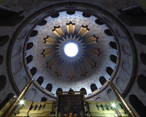 319-The Rotunda in the Church of the Holy Sepulchre